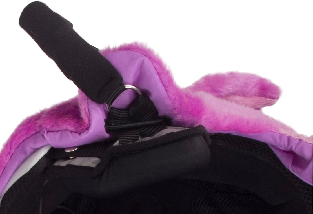 Hoxyheads Skihelm-Überzug mit Katzenmotiv, Rosa