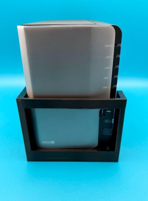 Halter Wandhalterung für Synology NAS DiskStation DS220+ DS223 DS224+ DS214 Play DS218+