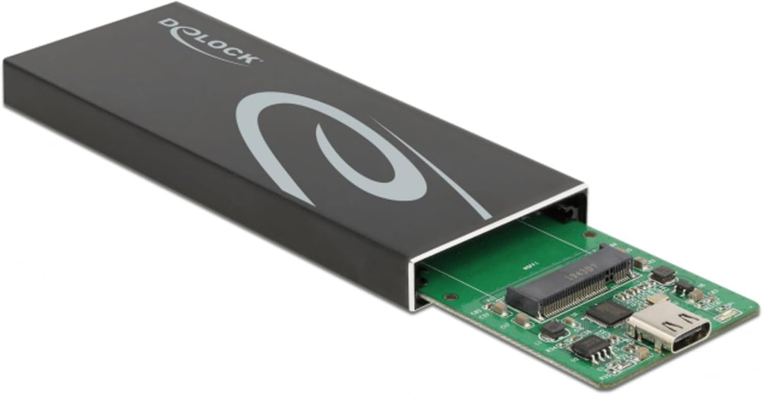 Delock Externes Gehäuse für M.2 SATA SSD mit USB Type-C™ Buchse
