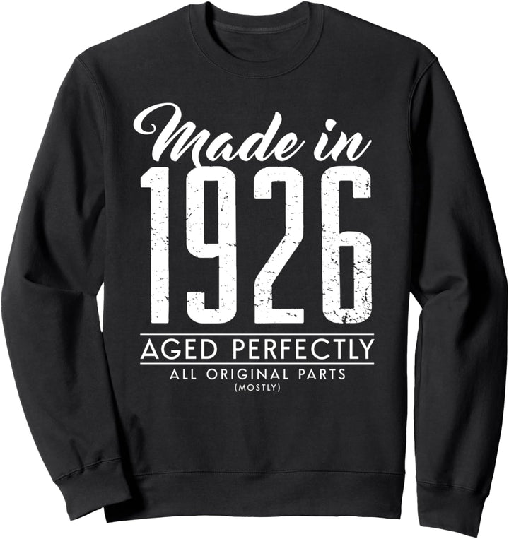 95. Geburtstagsgeschenk Made in 1926 95 Jahren Alt Sweatshirt