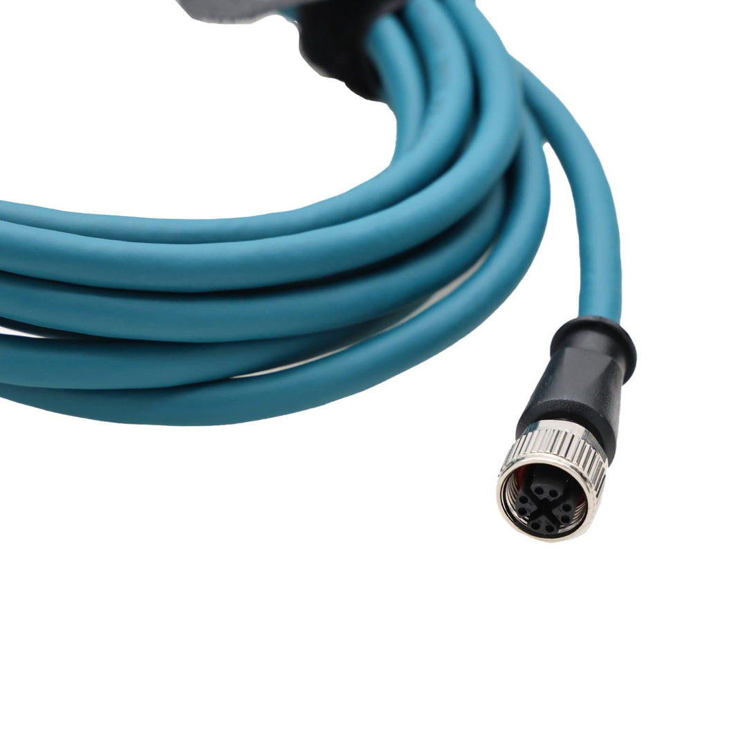 Wasserdichtes IP67 M12 8 Pin Buchse X-Code RJ45 Kabel für Aussenüberwachung 3M 3M US, 3M US