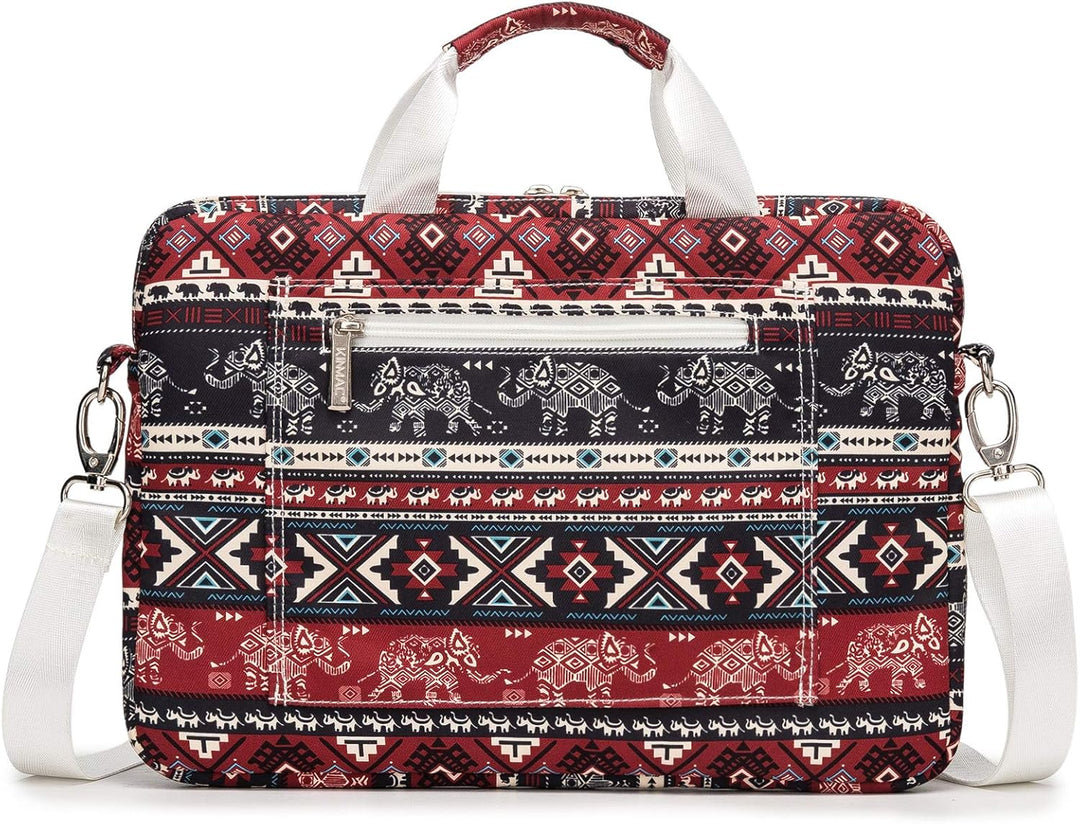 Kinmac 360 Degree Laptop Messenger Shoulder Bag 14 inch & MacBook Pro 16 Elefant, 14 inch & MacBook