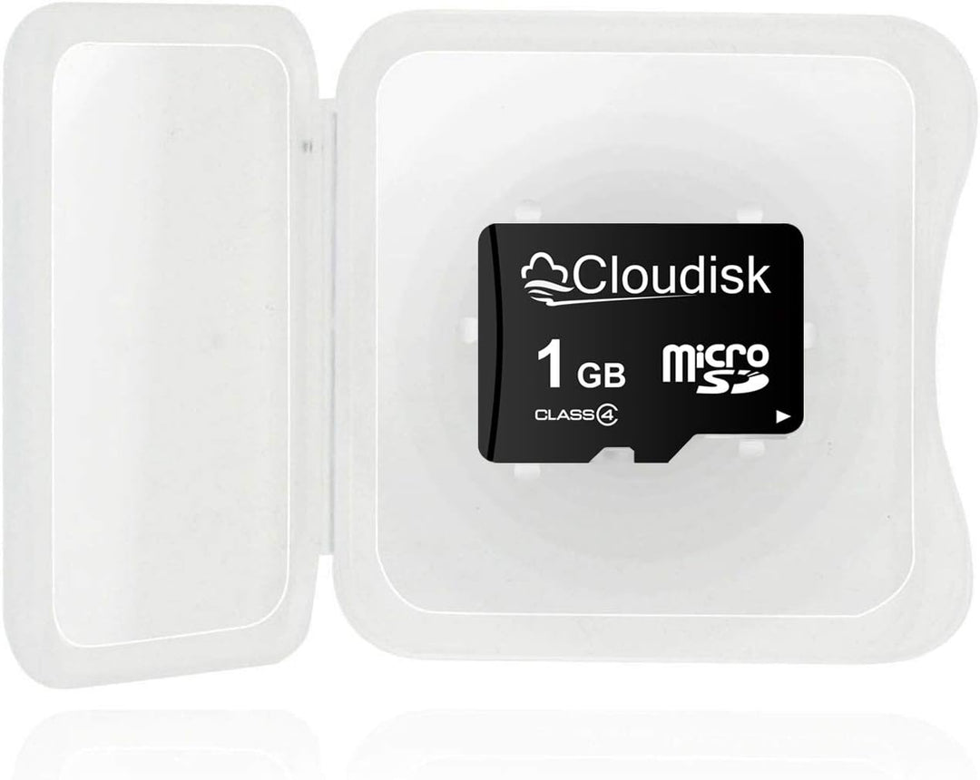 Cloudisk 5Pack 1GB Micro SD Karte 1 GB MicroSD Speicherkarte Class4 mit SD Adapter und Kartenleser,