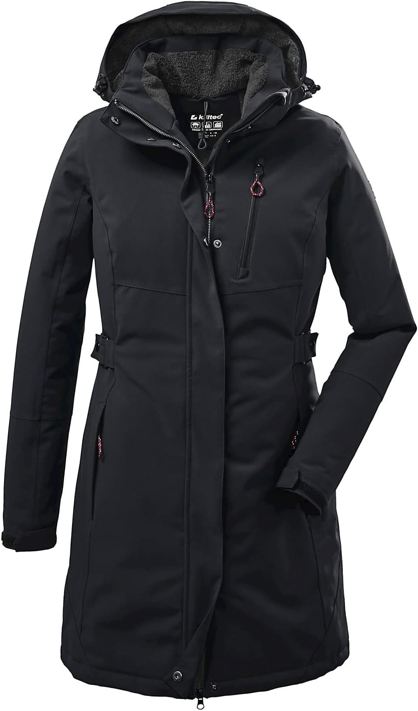 Killtec Damen Parka Funktionsparka mit abzippbarer Kapuze KOW 165 WMN PRK wasserdicht, winddicht, at