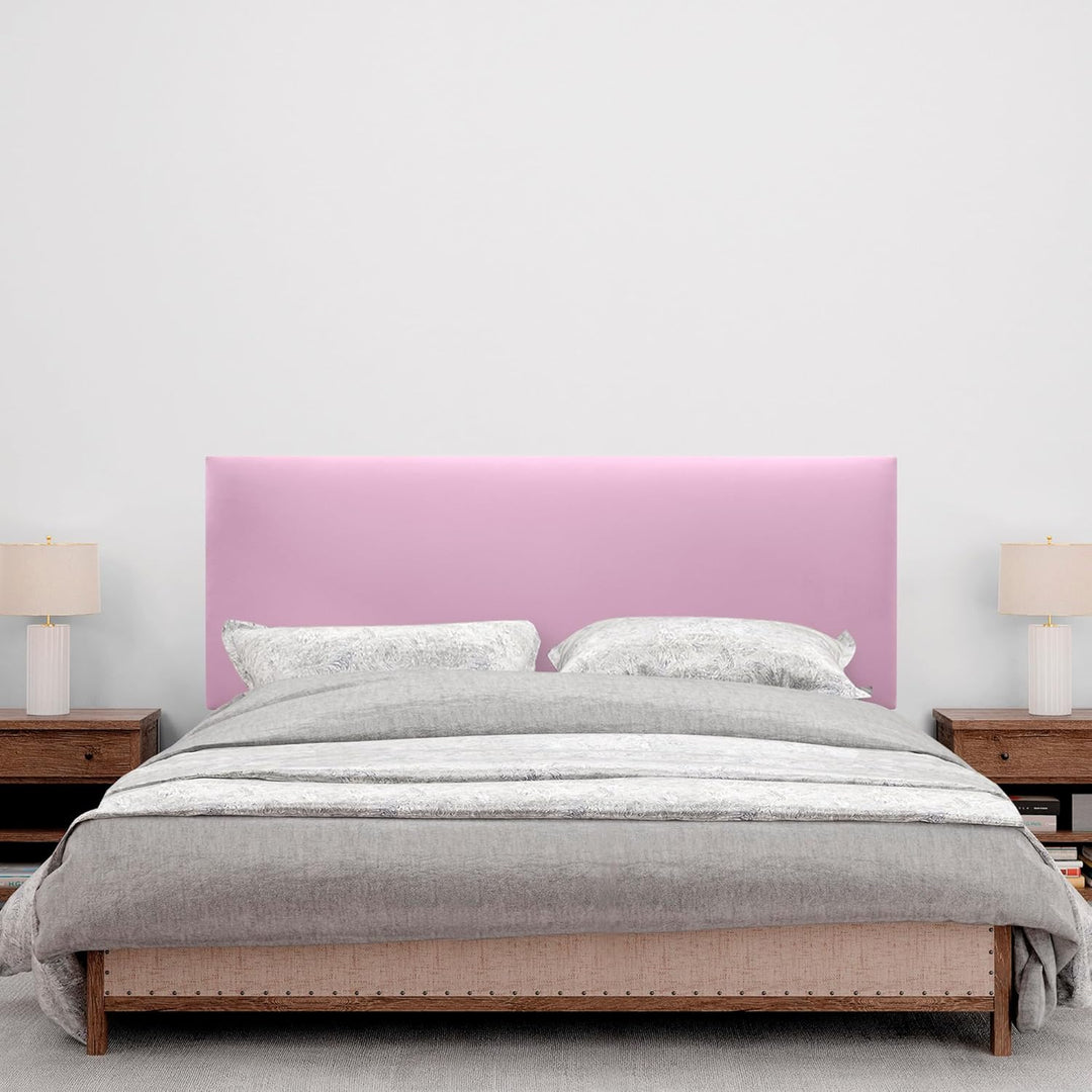 DHOME Kopfteil aus Kunstleder oder Stoff AQUALINE Glattes gepolstertes Kopfteil Luxusbett Kopfteil (