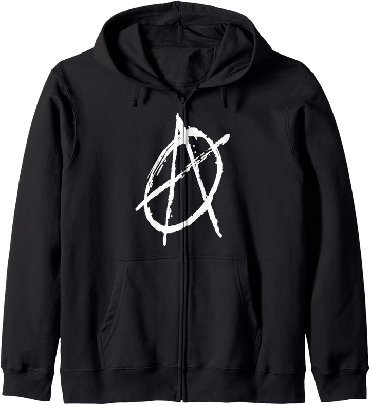 Anarchie Symbol Anarcho Punk Kapuzenjacke