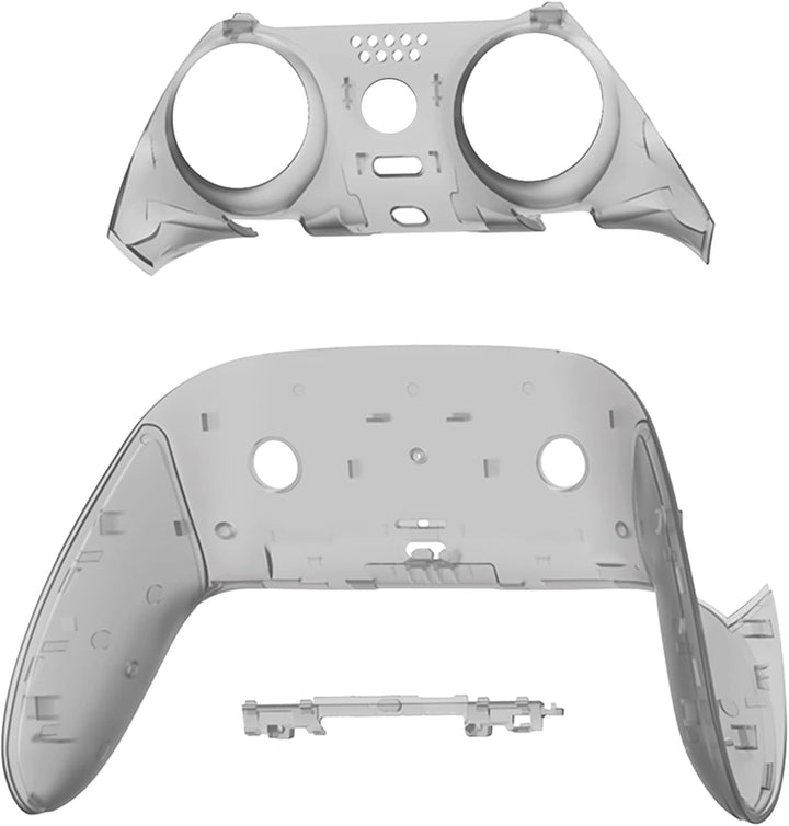 eXtremeRate Dekorative Zierleiste Oben unten, kompatibel mit PS5 Edge Controller, DIY-Ersatz-Schale,