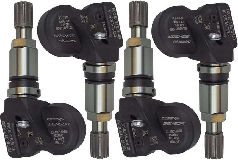DWEEKIY 4 x RDKS/TPMS Sensoren – passen für Mercedes Benz E-Klasse/E-Klasse T-Model Kombi - Typ [W21