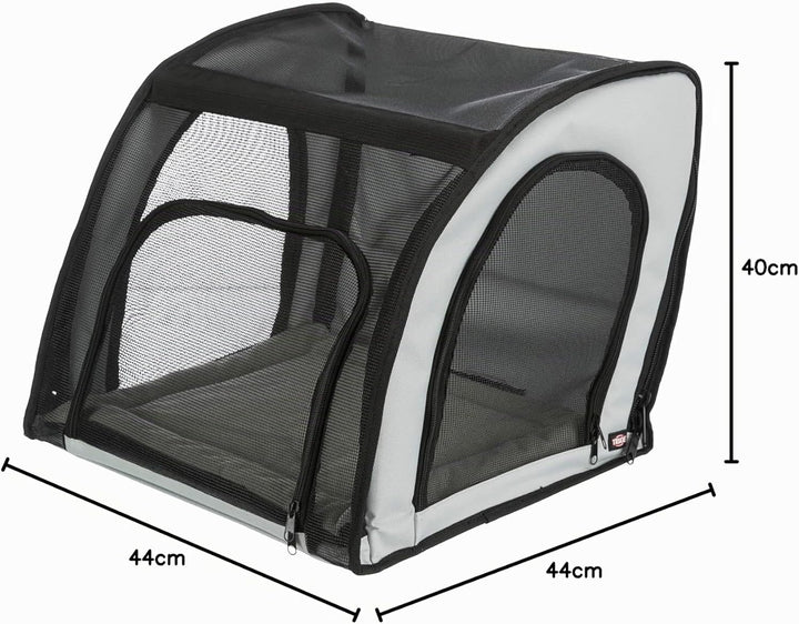 Trixie Autositz, 44 × 37 × 40 cm, Grau/Schwarz