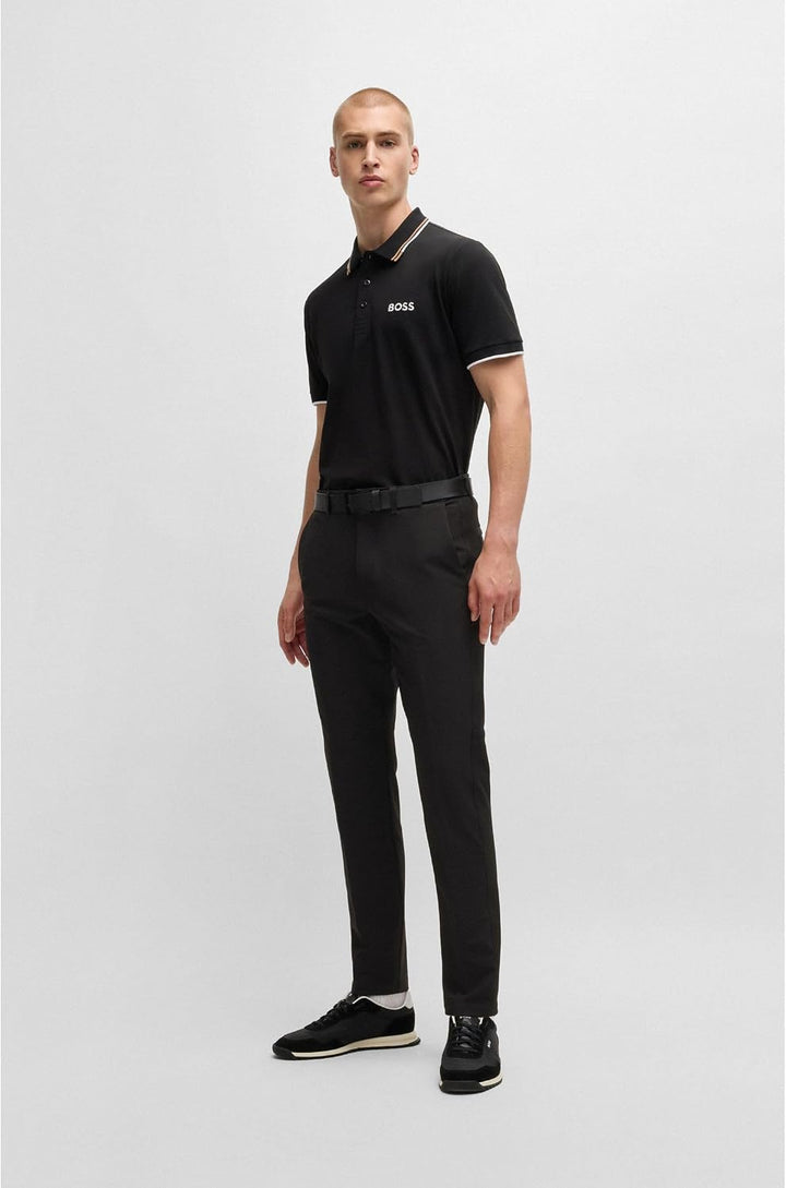 BOSS Herren T_Commuter-reg Trousers Flat Packed 46 Black1, 46 Black1
