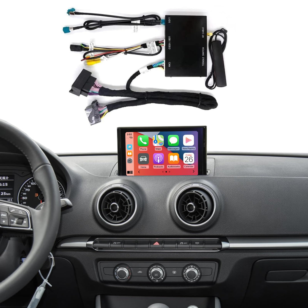 Road Top Kabelloses Carplay Android Auto für Audi A3 S3 2013-2018 Jahr, Drahtloses Carplay Retrofit