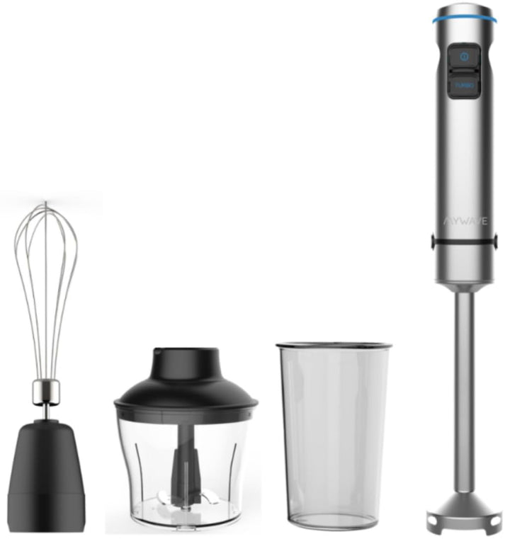 My Wave Stabmixer – für Flüssigkeiten und Feststoffe – Leistung 1.500 W – Geschwindigkeitskontrolle