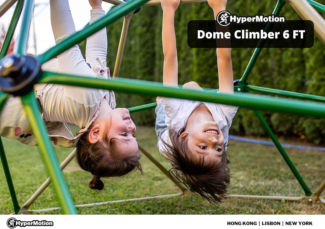 HyperMotion Kletterkuppel für Kinder, Outdoor, Klettergerüst Garten, belastbar bis zu 350 kg, Klette