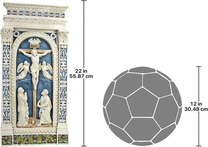 Design Toscano Kreuzigung (1521), Wandfigur