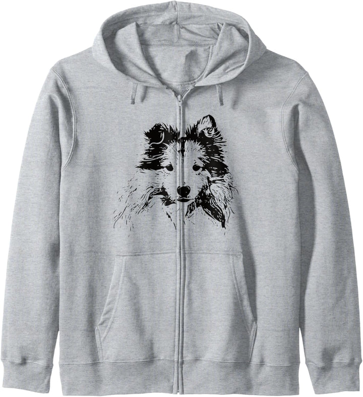 Shetland Sheepdog Kapuzenjacke