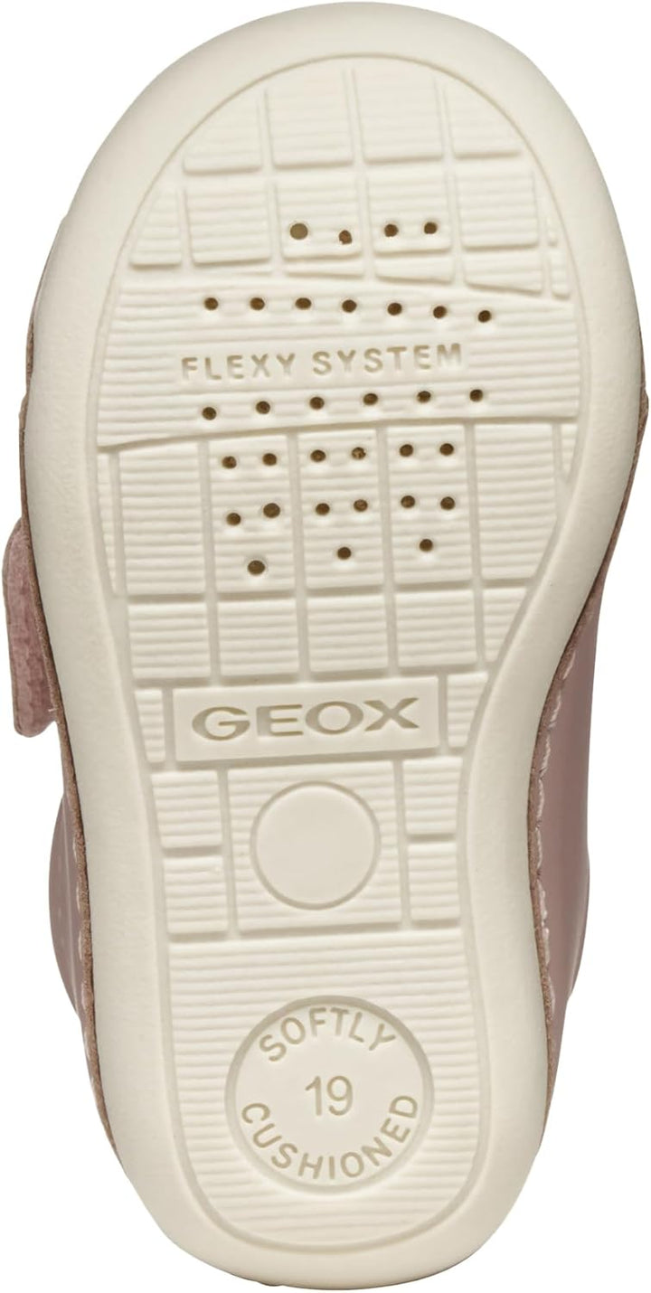 Geox Baby-Mädchen B Tutim First Walker Shoe 18 EU Rose, 18 EU Rose