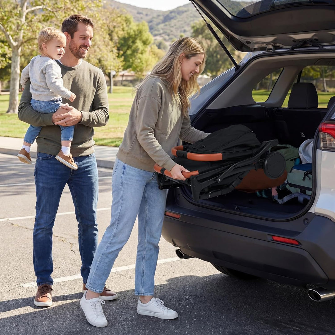 COSTWAY Kinderwagen klappbar mit Regenschutz, Reisebuggy mit verstellbarem Rückenlehne, Fussstütze,