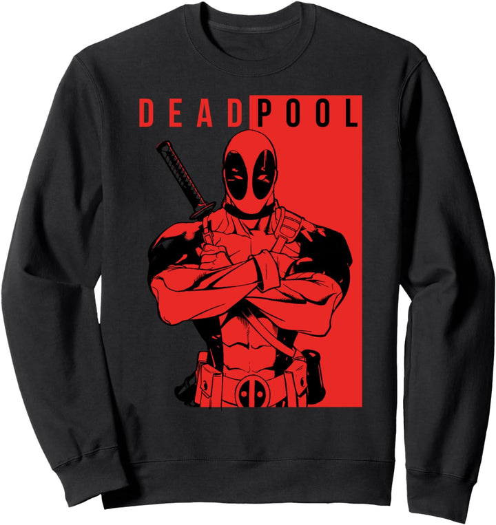 Marvel Deadpool Portrait Poster Sweatshirt