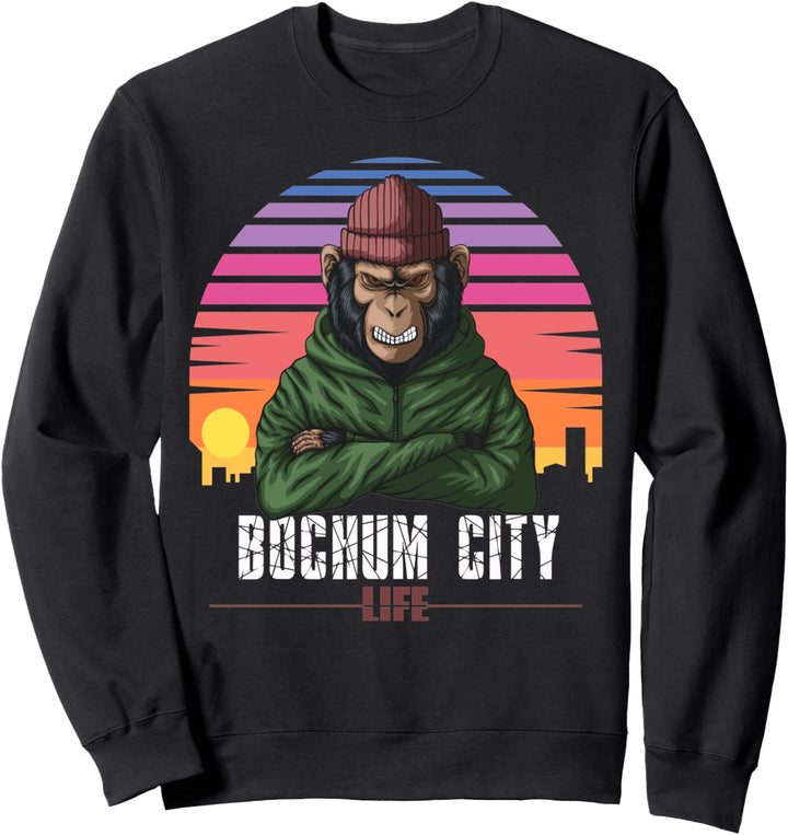 Bochum Ultra Fan Souvenir – Bochumer Sport Freizeit Skyline Sweatshirt