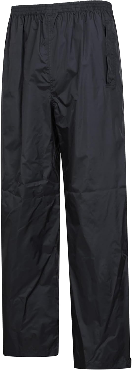 Mountain Warehouse Pakka wasserdichte Überziehhose für Herren - Schnell trocknende Regenüberhose für
