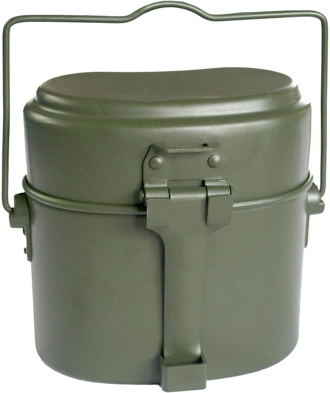 Bundeswehr Essgeschirrset Bund Essbesteck + BW Aluminium Kochgeschirr Oliv 2 Einheitsgrösse, Oliv 2