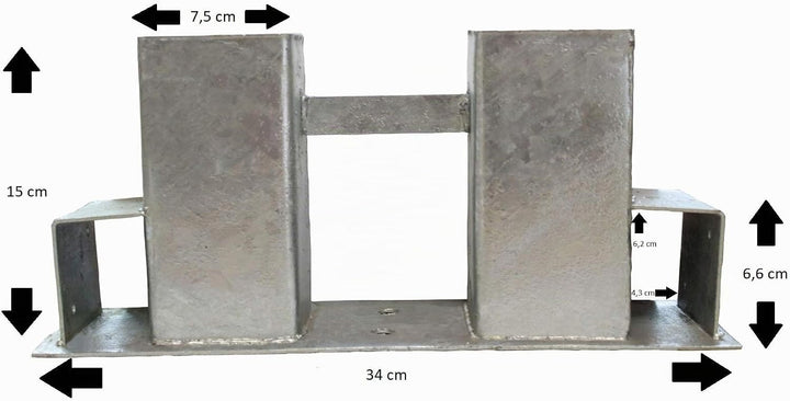 Holzstapelhilfe Feuerverzinkt stabile Holz Stapelhilfe Stapelhilfe Holzstapelhalter Brennholz Kaminh
