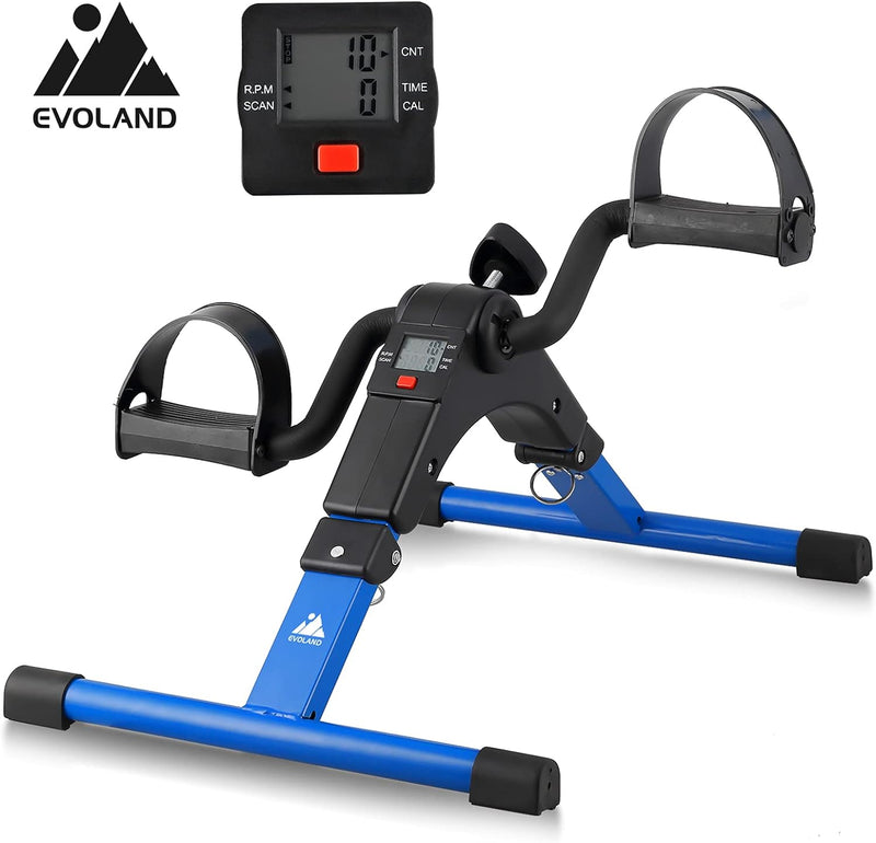 EVOLAND Mini Fitnessbike für zuhause, Arm und Beintrainer Fitnesstrainer, Sportgerät Heimtrainer, Ho