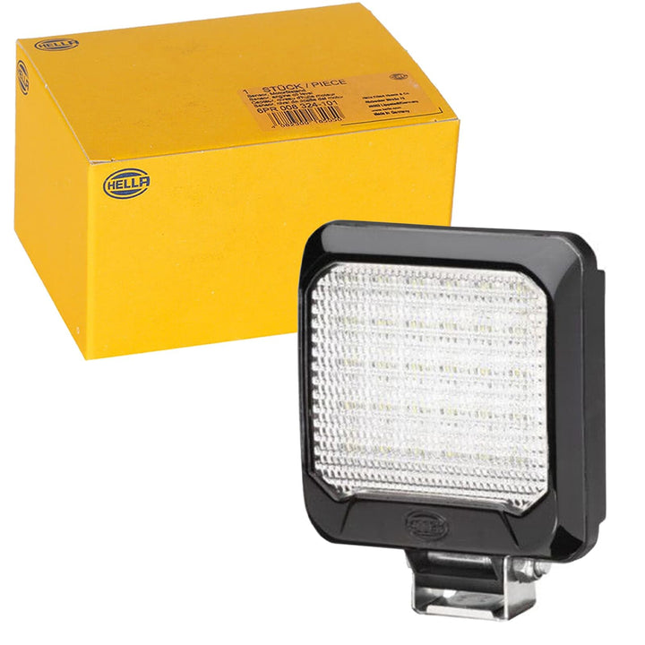 HELLA - LED-Arbeitsscheinwerfer - Flat Beam 500 - 24/12V - 1GA 995 193-011 für hängenden Anbau, für