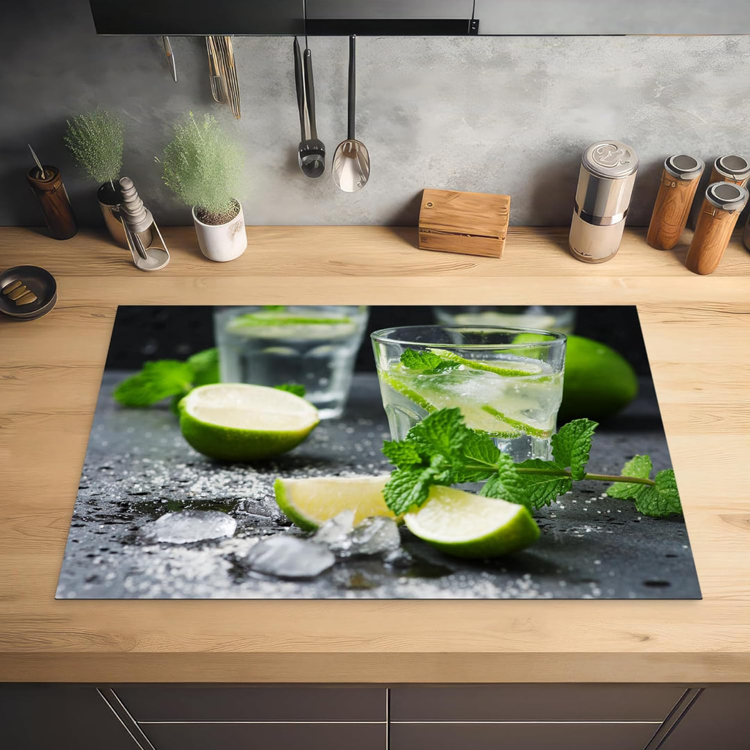 KitchenYeah© Herdabdeckplatte Einteilig Kochfeld Abdeckung Induktionskochfeld Ceranfeld Abdeckplatte