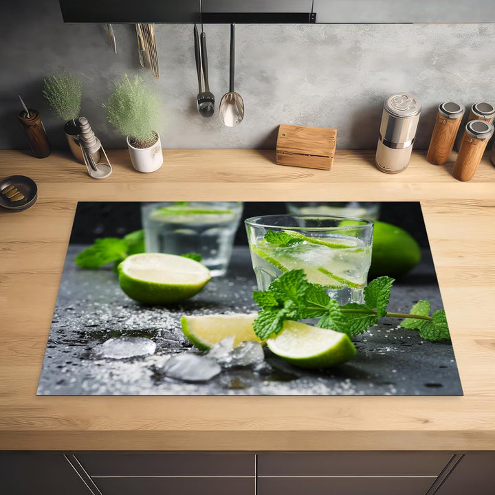 KitchenYeah© Herdabdeckplatte Einteilig Kochfeld Abdeckung Induktionskochfeld Ceranfeld Abdeckplatte