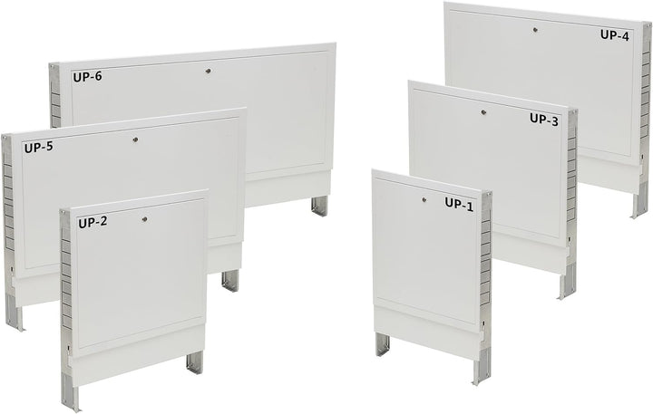 Verteilerschrank Unterputz bis max. 2 Heizkreise zur Selbstmontage für Fussbodenheizung