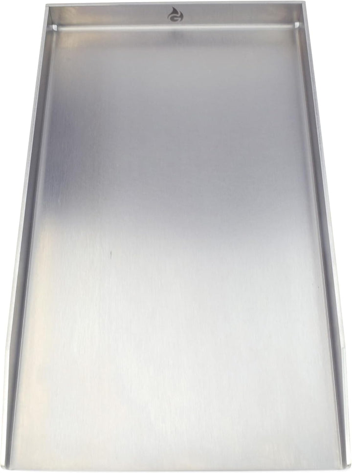 Grillrost.com Das Original Edelstahl Grillplatte | Plancha 44,3x26cm - passend für Weber Spirit | 4m