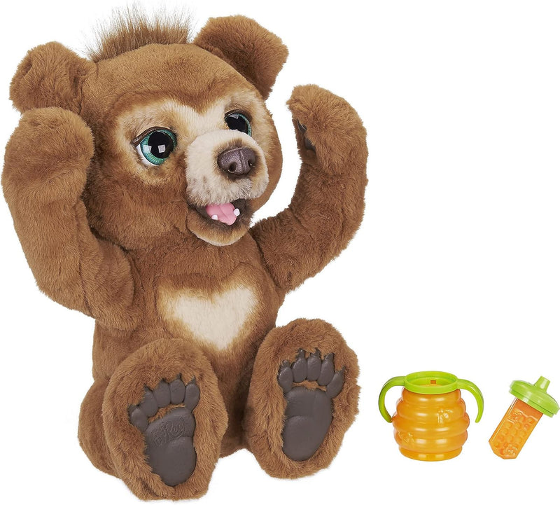 FurReal Cubby, Mein Knuddelbär, interaktives Plüschtier, ab 4 Jahren Braun