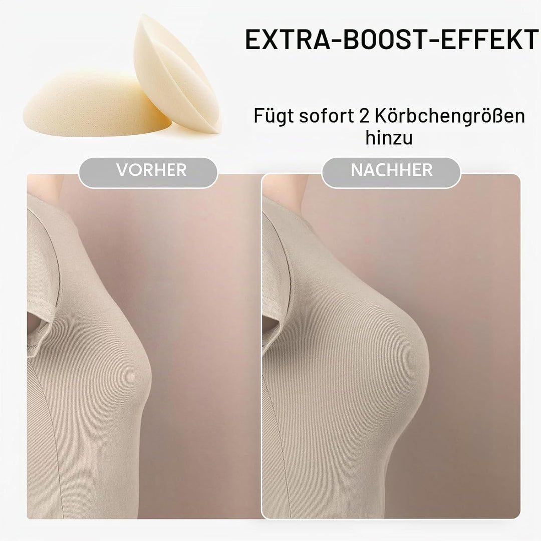 FOOT OF THE TREE Super dicke BH-Pads, 3 Paar, herausnehmbare Brustvergrösserungen, Push-Up-BH-Cup-Po