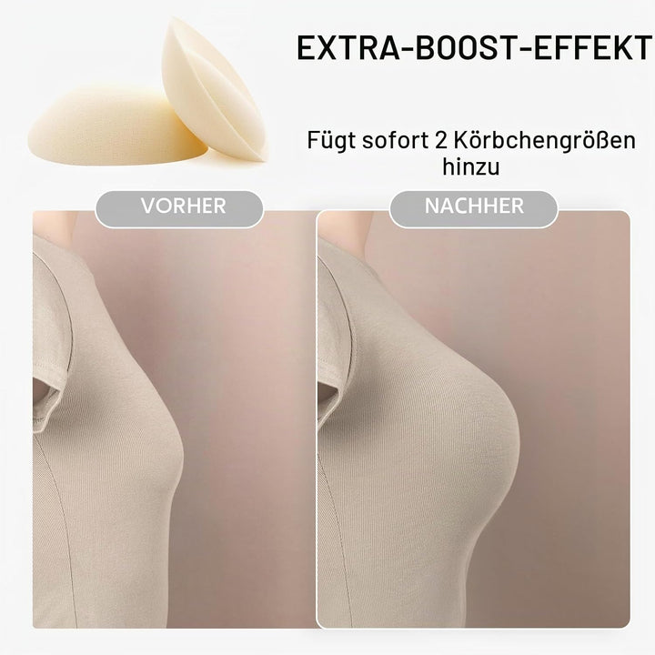 FOOT OF THE TREE Super dicke BH-Pads, 3 Paar, herausnehmbare Brustvergrösserungen, Push-Up-BH-Cup-Po