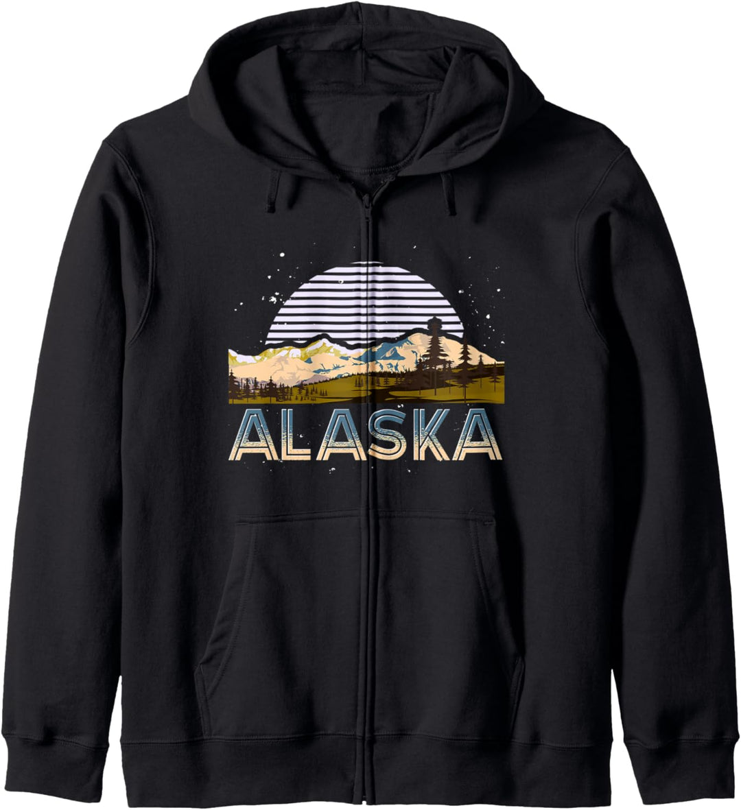 Retro Alaska Kapuzenjacke