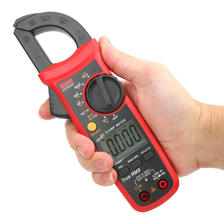 UT202A + Mini-Handmessgerät mit automatischem Bereich und True-RMS-Zangenmessgerät, Multitester für