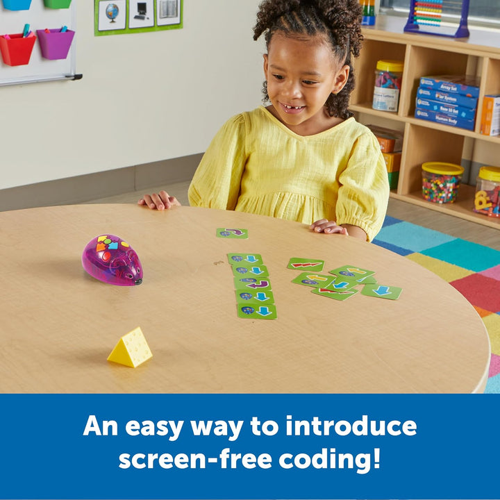 Learning Resources Code & Go Roboter-Maus, wiederaufladbar, Spielzeug für 4-jährige Jungen und Mädch