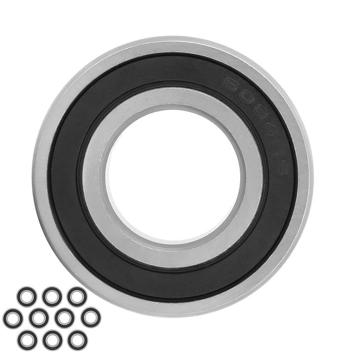 10 stücke 6004-2RS1 Gummi Versiegelt Rillenkugellager 20x42x12mm Mechanische Teile Zubehör