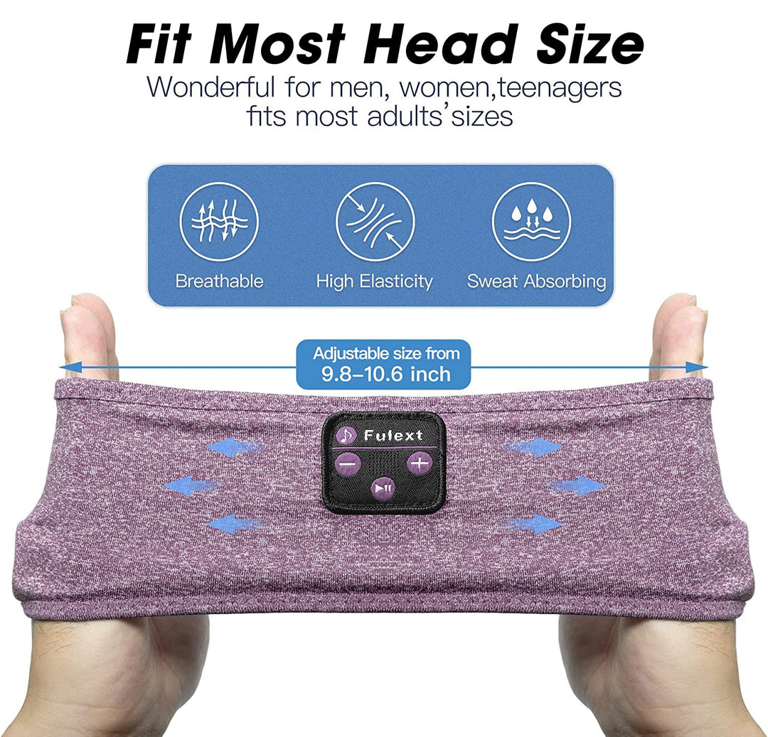 Schlafkopfhörer Sport Stirnband Kopfhörer mit Lautsprechern Perfekt für Training,Joggen,Yoga,Schlafl
