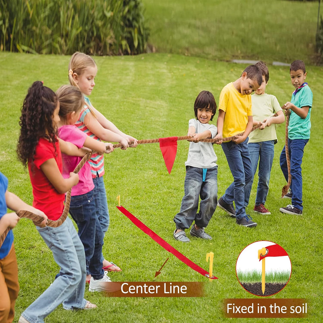 Tauziehen Seilspiel Outdoorspiele Gartenspiele Kindergeburtstag Partyspiele für Kinder und Erwachsen