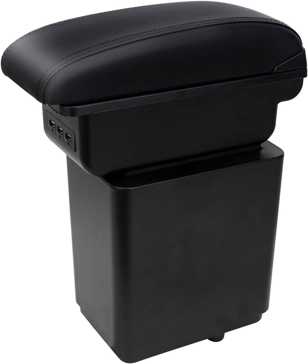 Auto Armlehnen für Berlingo 2010-2020 Doppelschicht Mittelkonsole Grosse Aufbewahrungsbox mit 3 USB-