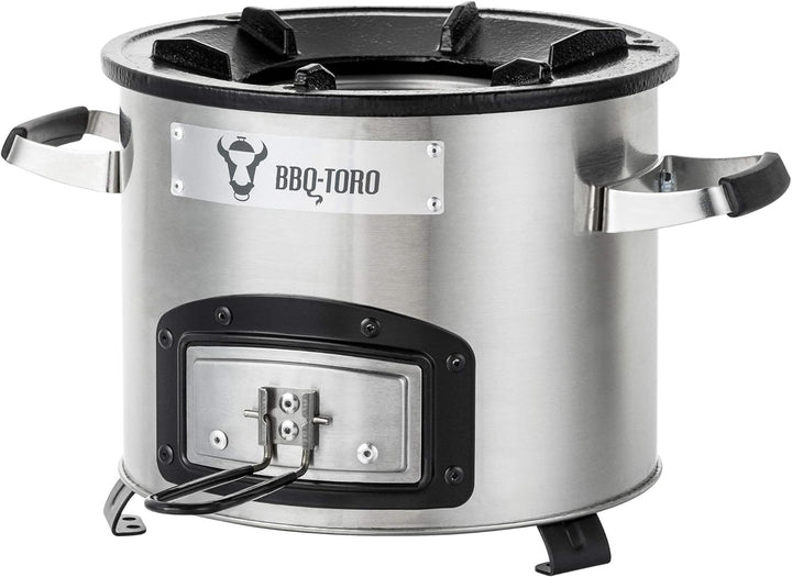 BBQ-Toro Raketenofen RAKETE #1 | Edelstahl Rocket Stove für Dutch Oven, Grillpfannen und vieles mehr