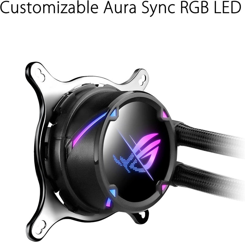 ASUS ROG STRIX LC II 240 ARGB All-in-One Flüssig-CPU-Wasserkühlung (Aura Sync, zwei adressierbare RO