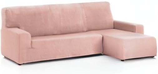 Martina Home - Bezug für Chaise Longue, Modell Túnez, Lachsfarbe, kurzes Eckteil rechts kurzer recht