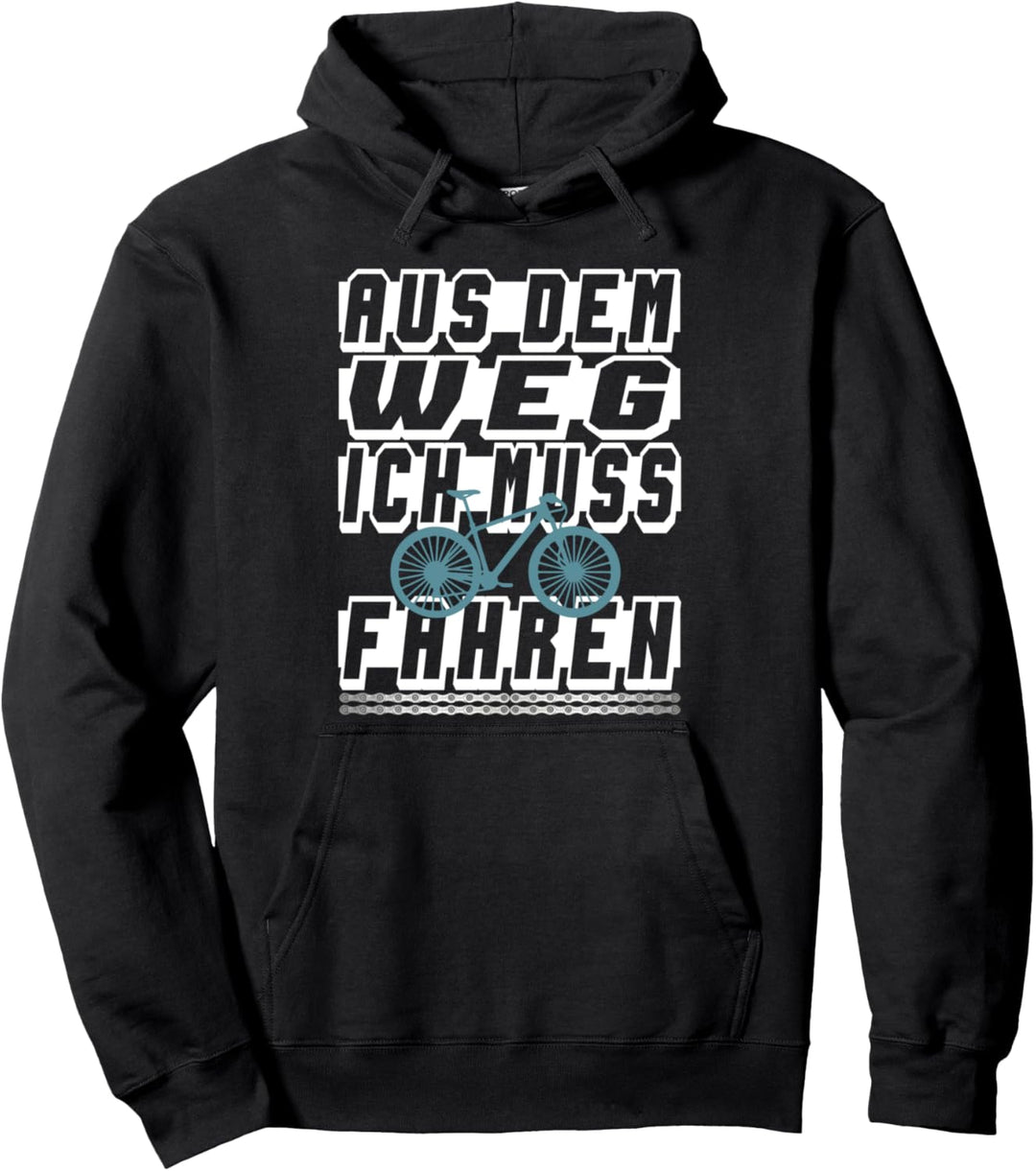 Ich Muss Fahrrad Fahren Bike Pullover Hoodie