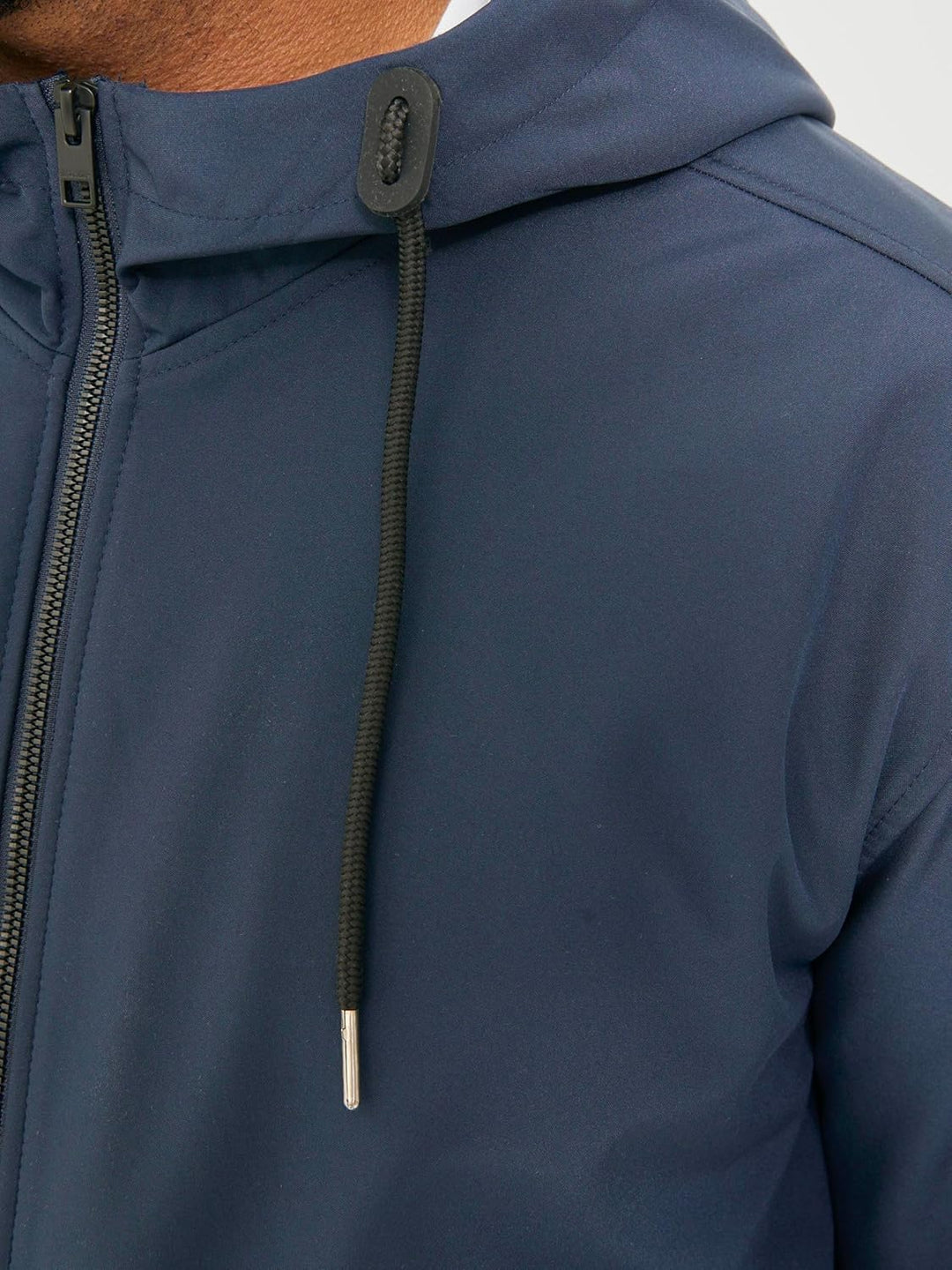 JACK & JONES Herren Jjebasic Softshell Hood Pls Jacke 5XL Navy Blazer, 5XL Navy Blazer
