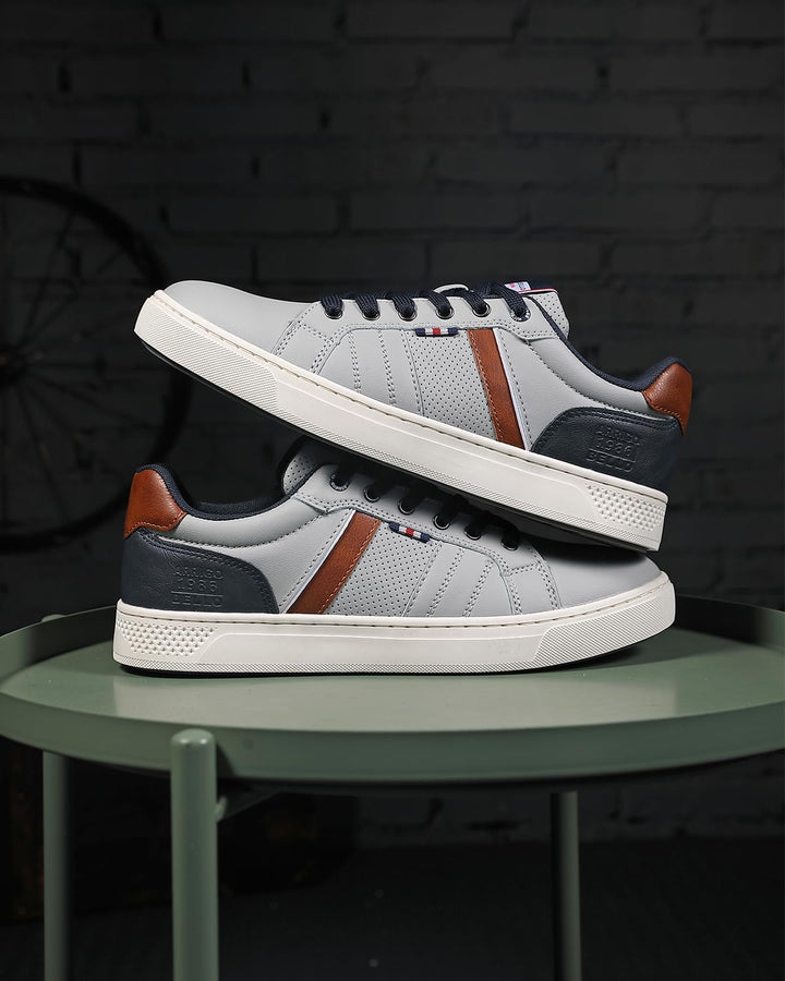 ARRIGO BELLO Herren Freizeitschuhe Schuhe Sneakers Wanderschuhe Leders Laufschuhe Leichtgewicht Outd