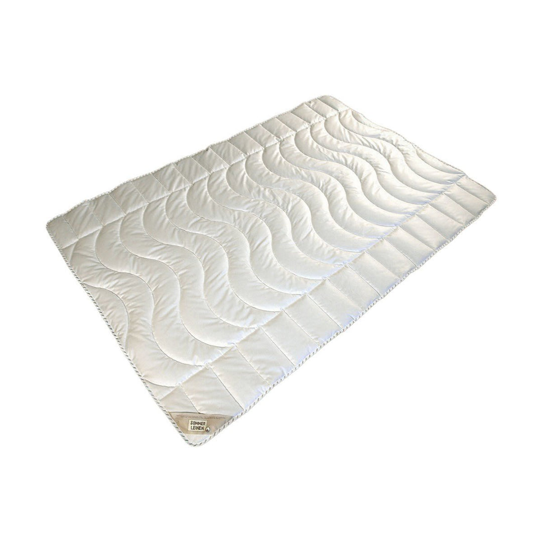 Garanta Leinen KBA Sommerdecke, Baumwolle, Weiss, 135x200 cm, 135x200 cm