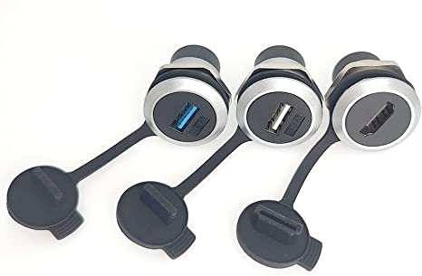 PENGLIN 2 STÜCK HDMI-Kabel Einbaubuchse, Weiblich auf Weiblich 4K-Adapter, HDMI-Durchgangsdose 4K 30